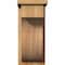 Ekena Millwork Del Monte Rough Sawn Corbel w/Backplate, Western Red Cedar, 8"W x 14"D x 18"H COR08X14X18DEL01RWR - alternate 4